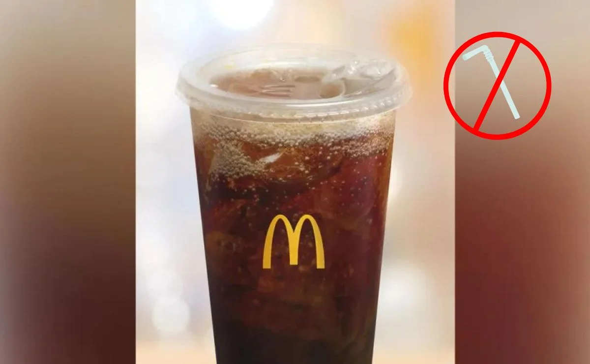 Adiós a los popotes! McDonald's se une a la lucha contra el plástico con nuevas tapas sostenible